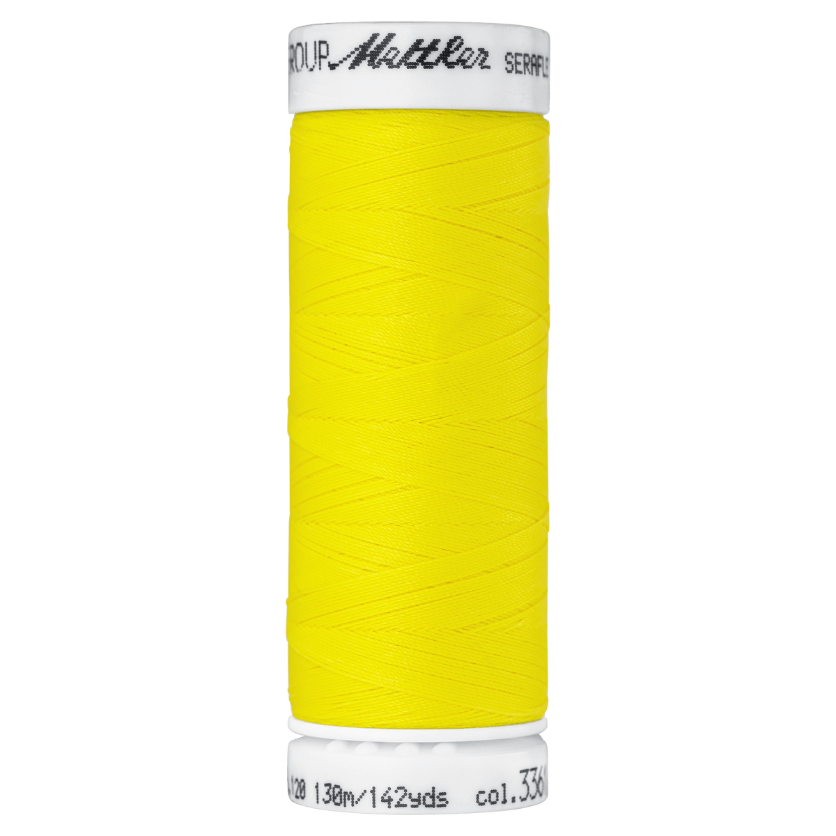 Kuva joustavasta Mettler SERAFLEX® -ompelulangasta, 130 m – saatavilla verkossa Šarlotes audumi