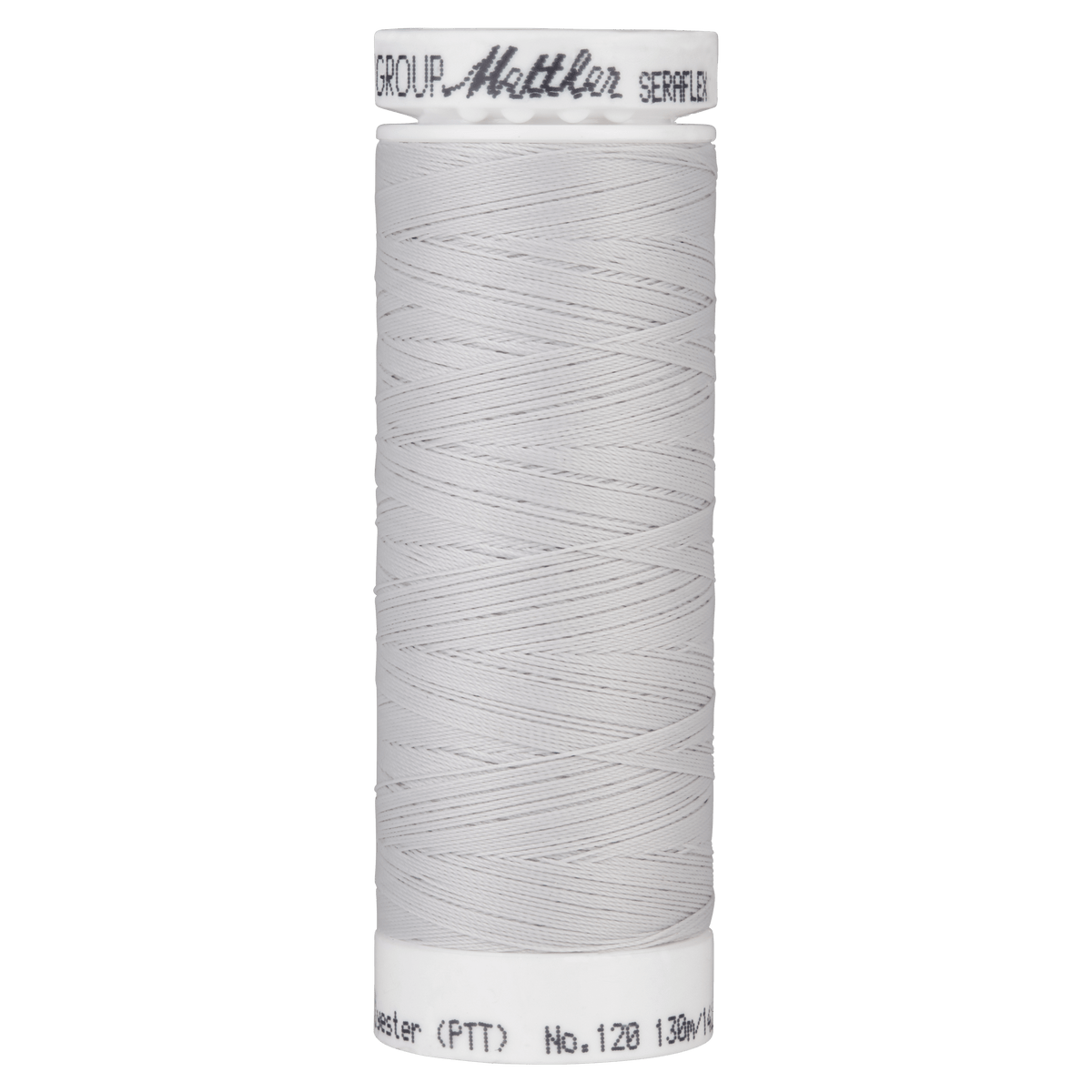 Kuva joustavasta Mettler SERAFLEX® -ompelulangasta, 130 m – saatavilla verkossa Šarlotes audumi