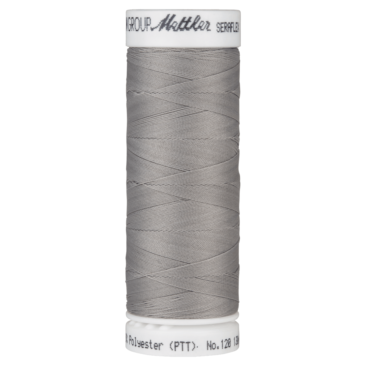 Kuva joustavasta Mettler SERAFLEX® -ompelulangasta, 130 m – saatavilla verkossa Šarlotes audumi