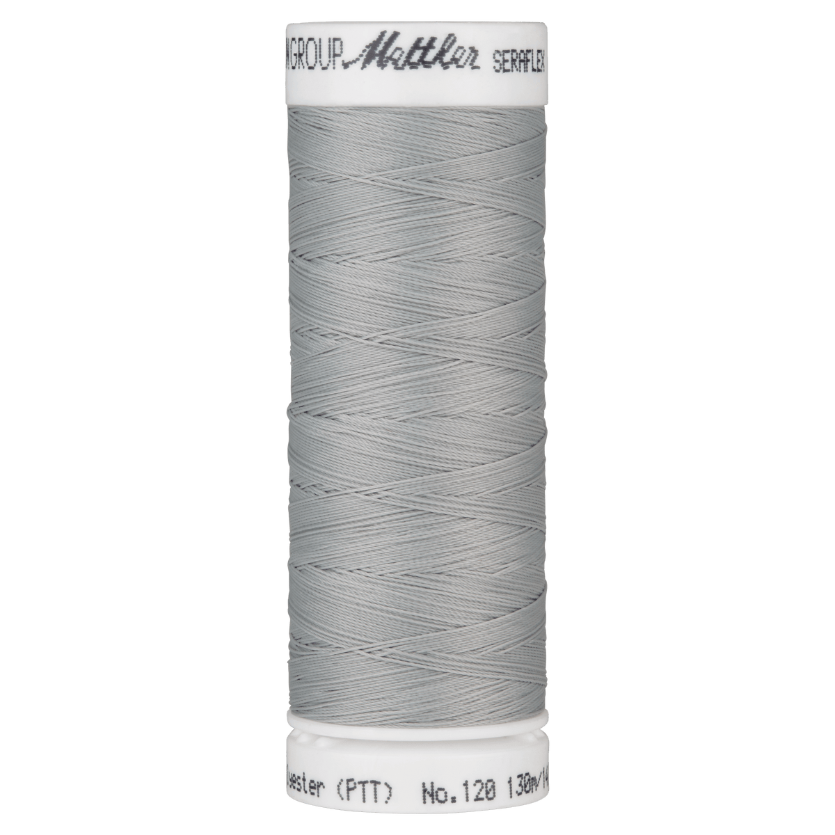 Kuva joustavasta Mettler SERAFLEX® -ompelulangasta, 130 m – saatavilla verkossa Šarlotes audumi