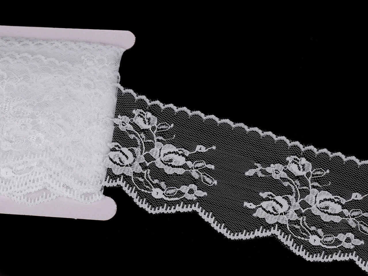 Dentelle - 6,5 cm blanche