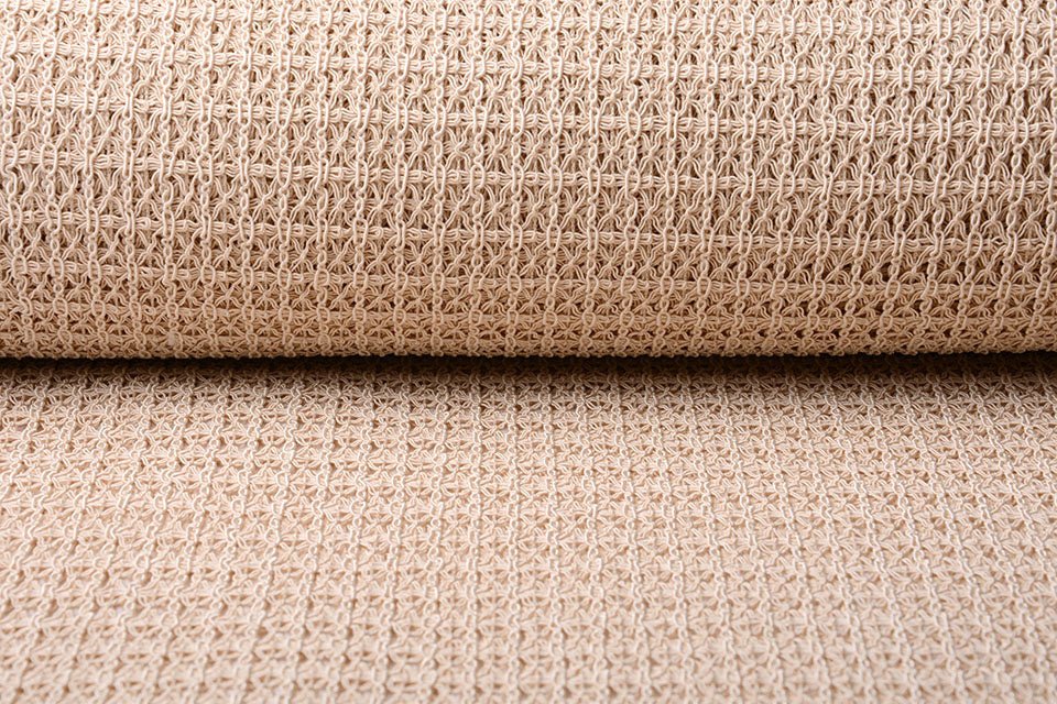 Tissu en dentelle - beige 345 g/m²