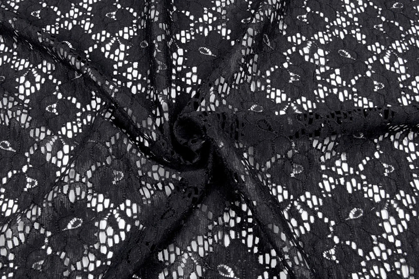 Image avec tissu en dentelle noir 115 g/m² – disponible chez Šarlotes audumi