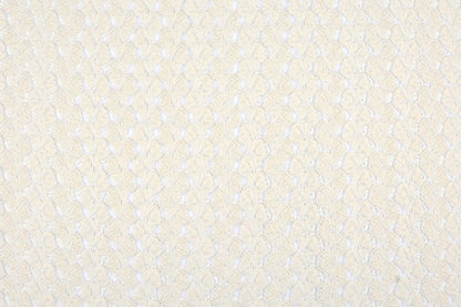 Lace-Stoff - milchweiß mit goldenen Akzenten 170 g/m²