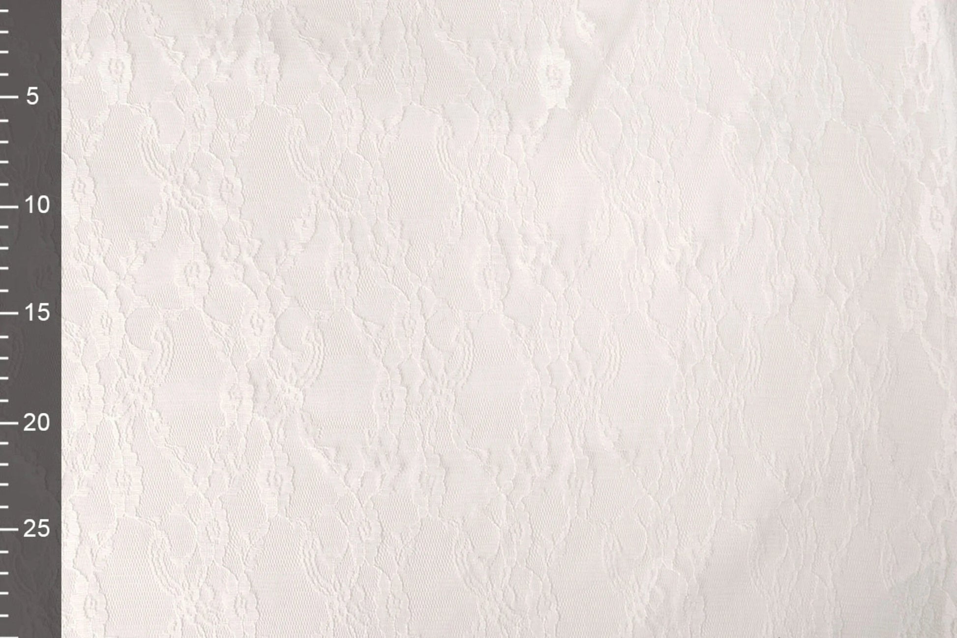 Tissu en dentelle fin - blanc 50 g/m²