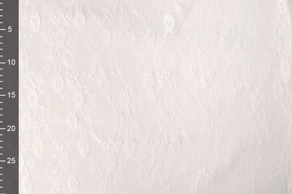 Tissu en dentelle fin - blanc 50 g/m²