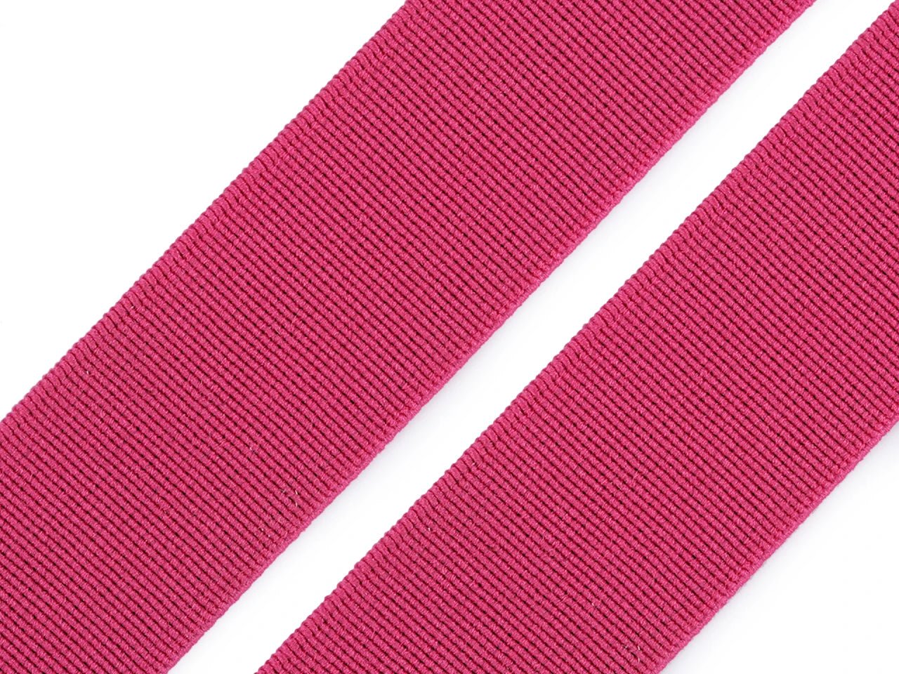 Image avec élastique souple 25 mm | élastique pour la couture de vêtements - fuchsia – disponible chez Šarlotes audumi