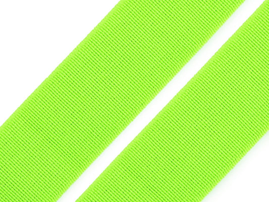 Image avec élastique souple 25 mm | Élastique souple pour couture de vêtements - vert vif – disponible chez Šarlotes audumi