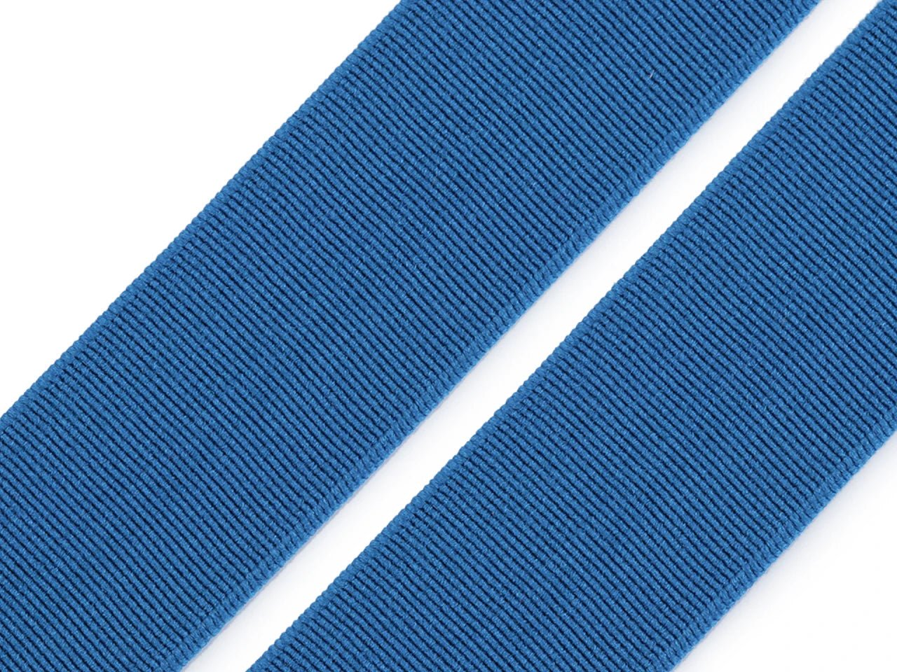 Image with Soft elastic 25 mm | Flexible elastic for sewing clothes - blue – available at Šarlotes audumi