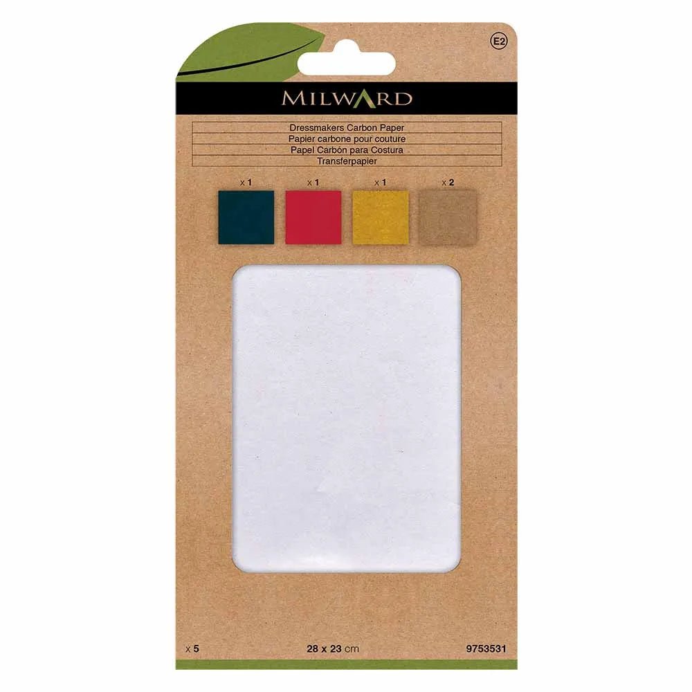 Milward papier carbone 23x28cm – 5 feuilles
