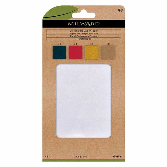 Milward papier carbone 23x28cm – 5 feuilles