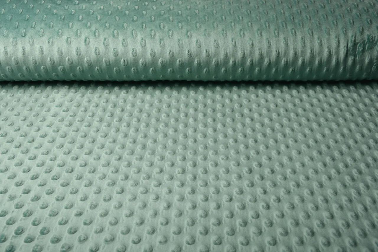 Minky fleece - dark mint shade 260 g/m²