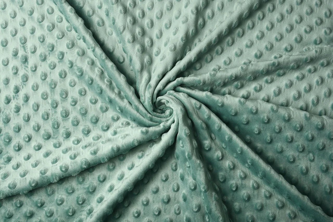 Minky fleece - dark mint shade 260 g/m²