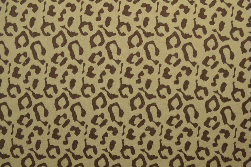 Mousseline - motif léopard 140 g/m²