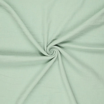 Image de mousseline - menthe 125 g/m² – disponible chez Šarlotes audumi