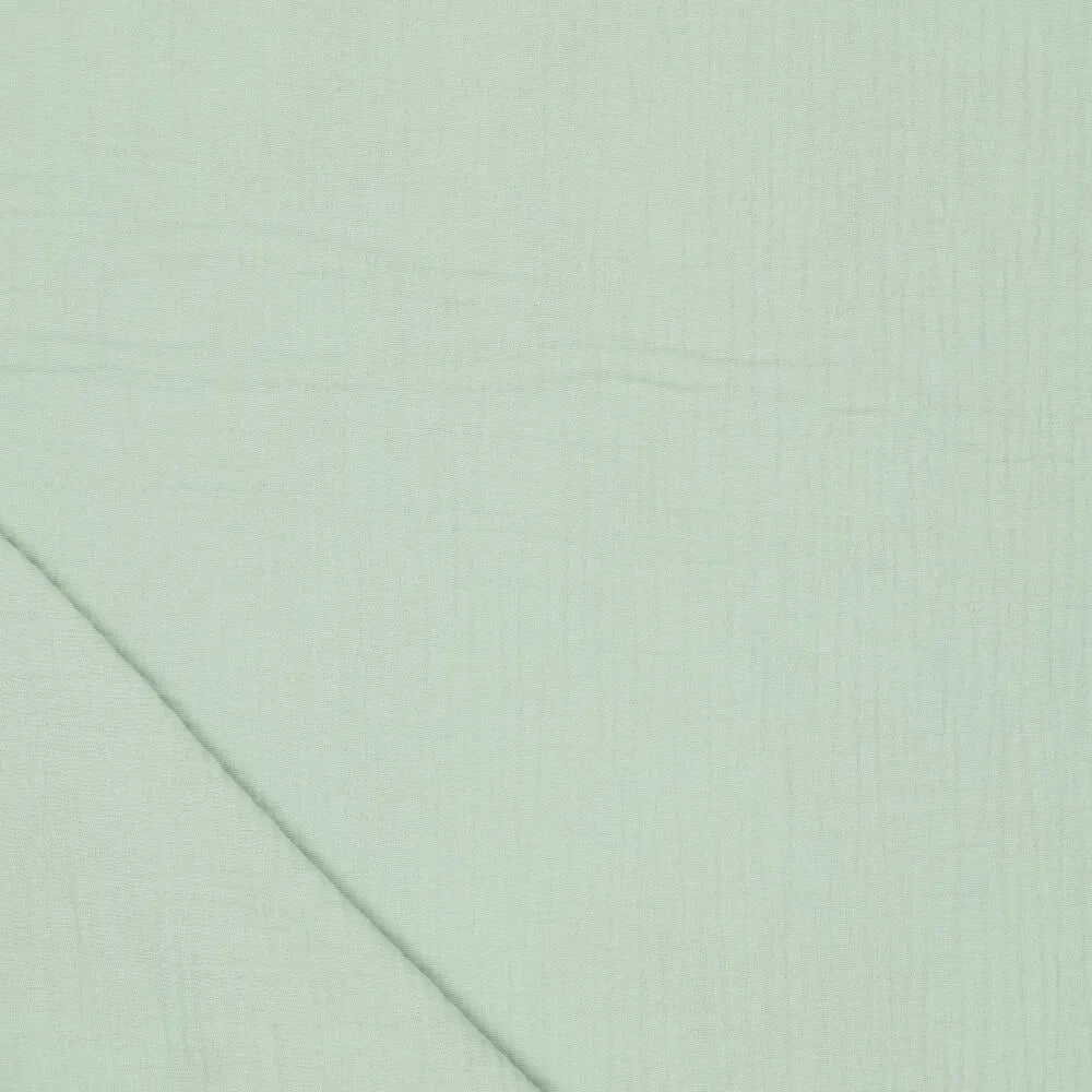 Image de mousseline - menthe 125 g/m² – disponible chez Šarlotes audumi