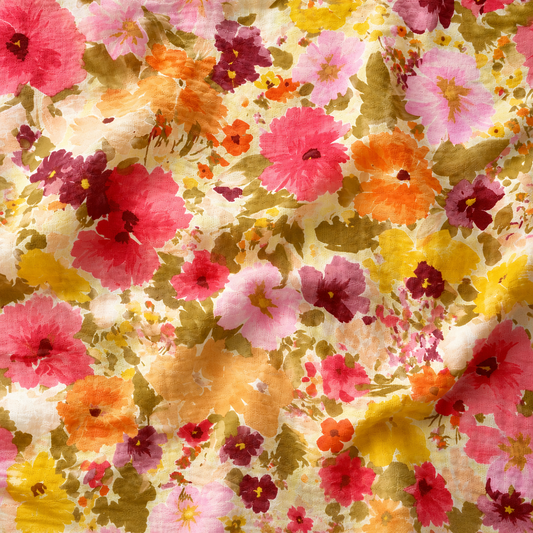 Image of Muslin sunflower 120 g/m² – available at Charlotte Fabrics