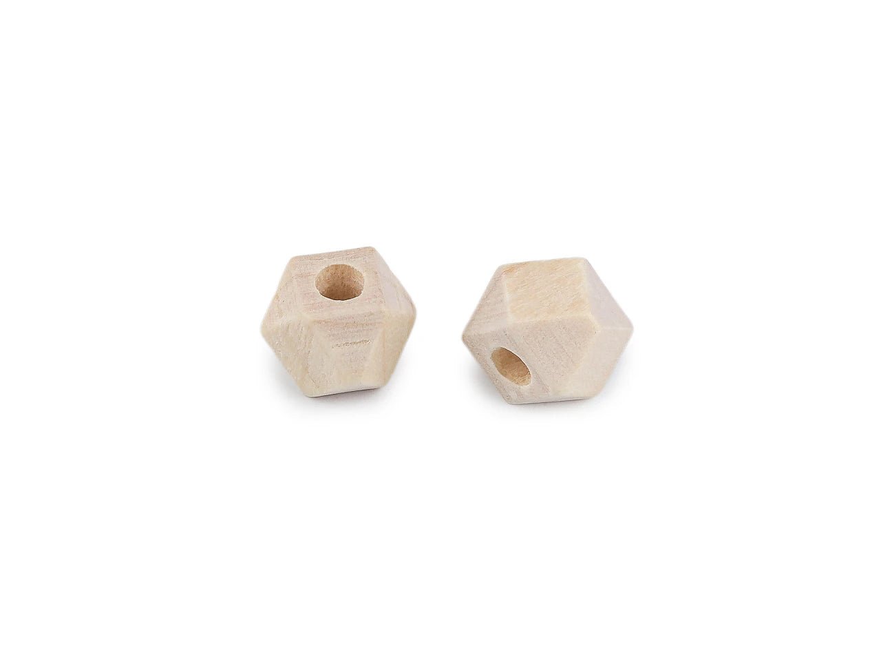 Kuva: Käsittelemättömät puuhelmet 8 × 8 mm – saatavilla verkossa Šarlotes audumi