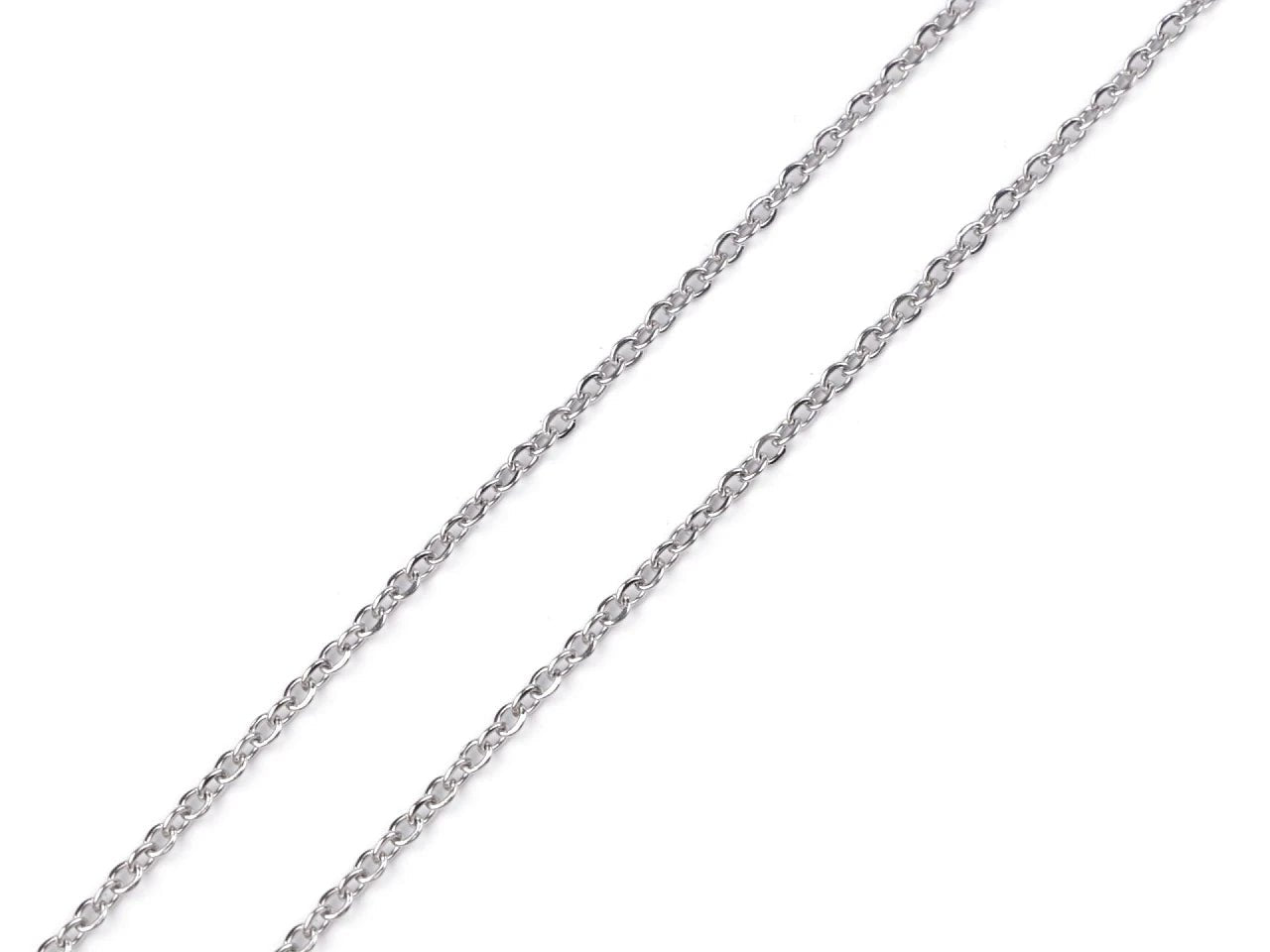 Chaînette en acier inoxydable| longueur 1 m, largeur 1,2 ou 1,5 mm