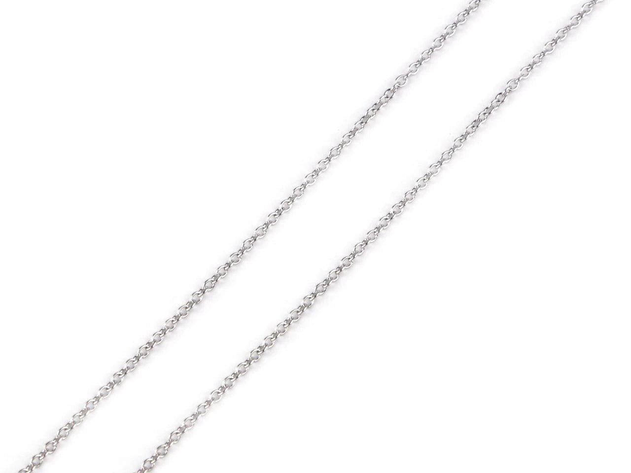 Chaînette en acier inoxydable| 1 m de long, largeur 1.2 ou 1.5 mm