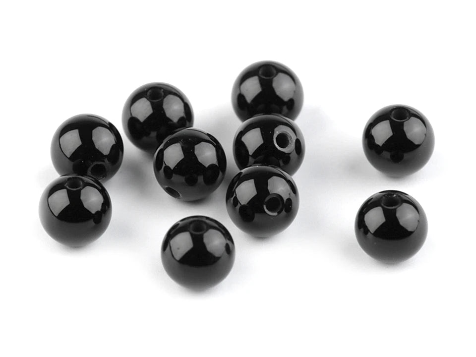 Oniksa pērles Ø6 mm |10 gab.