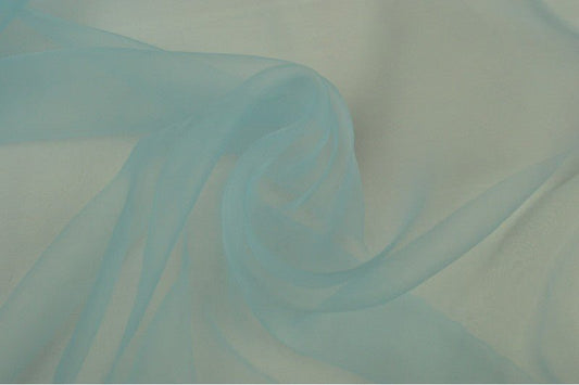 Organza - bleu clair 25 g/m²