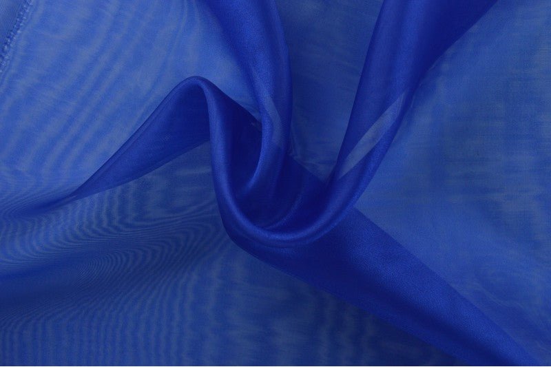 Organza - bleu bleuet 25 g/m²