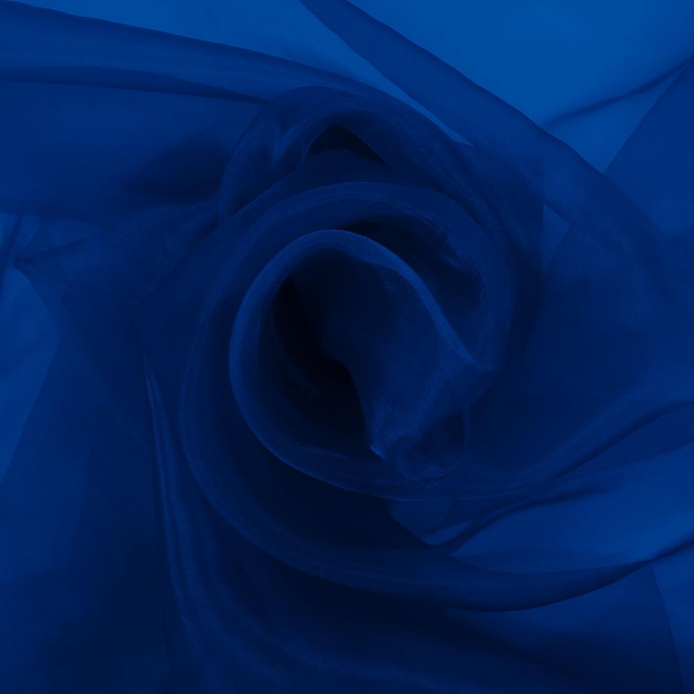 organza - bleu bleuet 25 g/m²