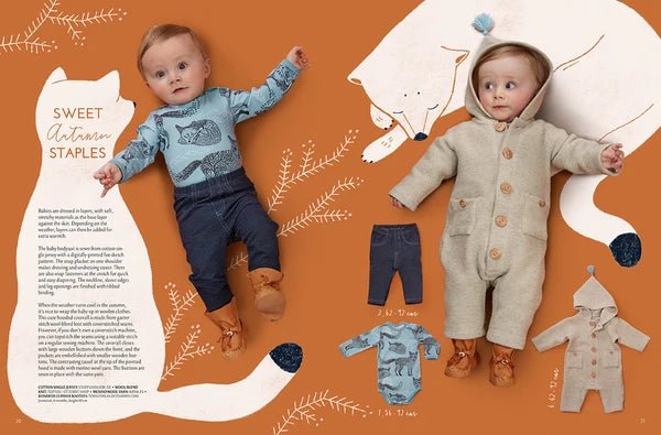 Kuva: OTTOBRE design Kids 4/2018 – englanninkielinen lastenvaatteiden kaavalehti – saatavilla verkossa Šarlotes audumi
