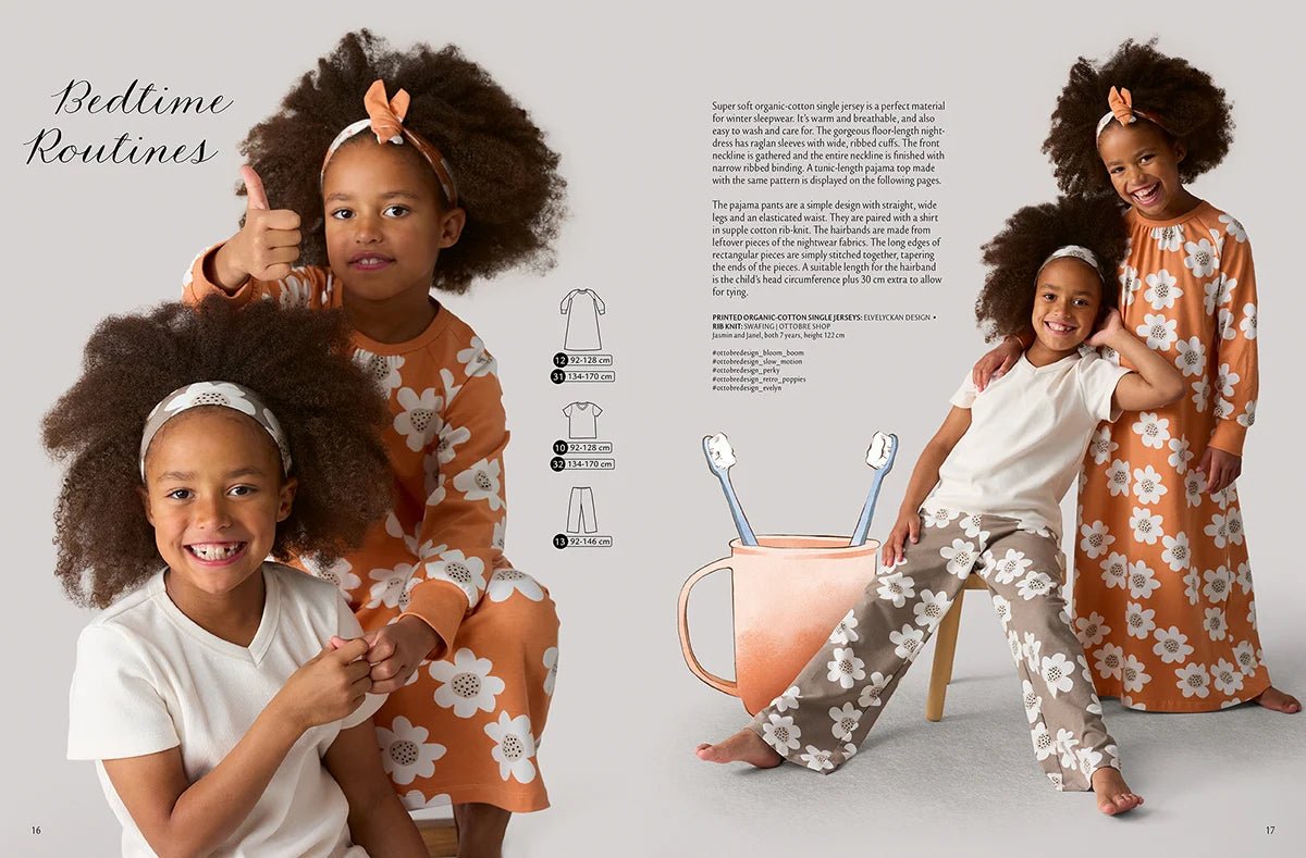 Kuva tuotteesta OTTOBRE design Kids 6/2022 – englanninkielinen lastenvaatteiden kaavalehti – saatavilla verkossa Charlotte’s Stoffe -kaupassa