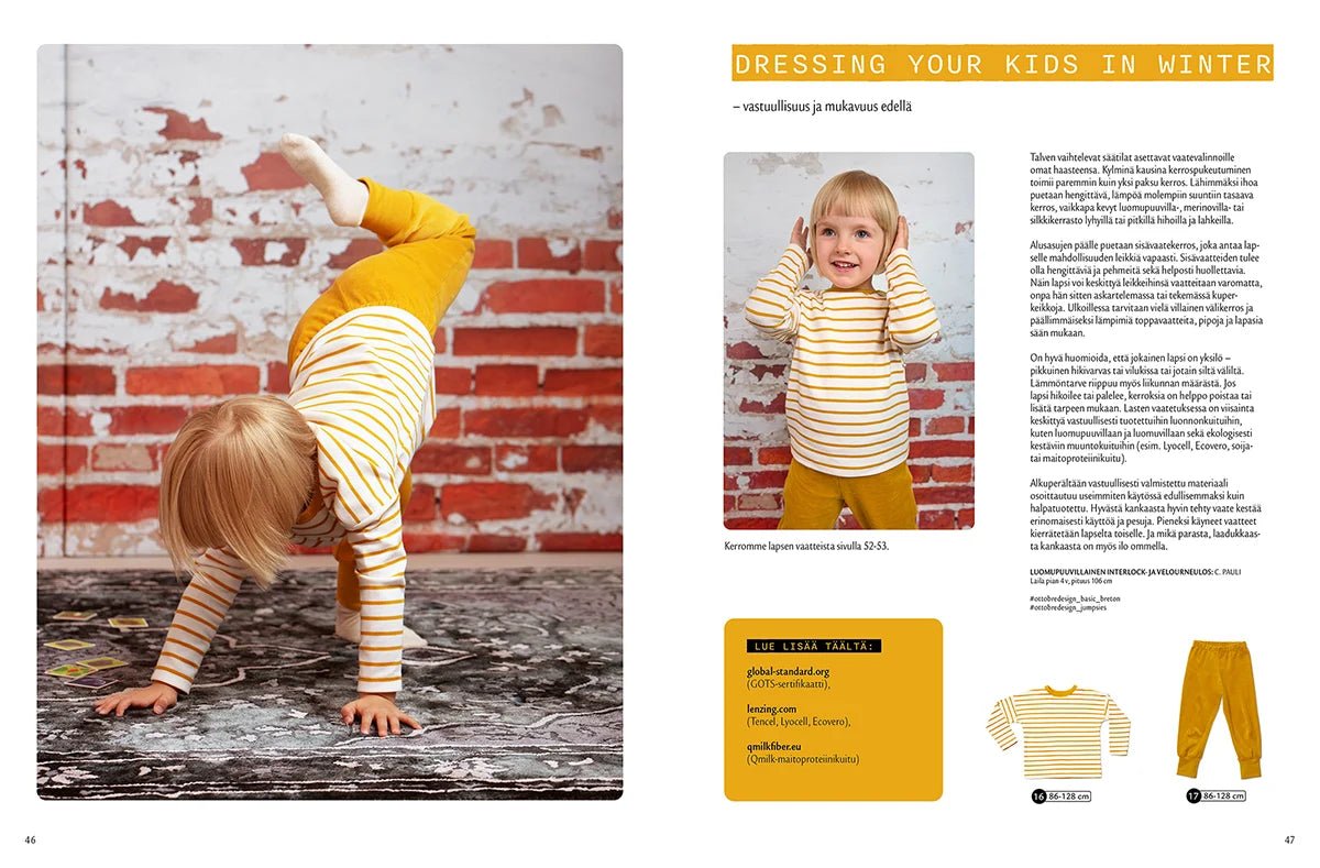 Kuva tuotteesta OTTOBRE design Kids 6/2022 – englanninkielinen lastenvaatteiden kaavalehti – saatavilla verkossa Charlotte’s Stoffe -kaupassa