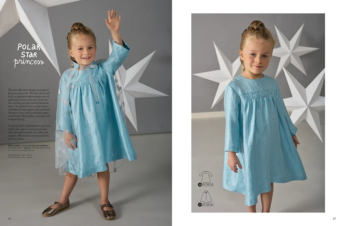 Kuva tuotteesta OTTOBRE design Kids 6/2022 – englanninkielinen lastenvaatteiden kaavalehti – saatavilla verkossa Charlotte’s Stoffe -kaupassa