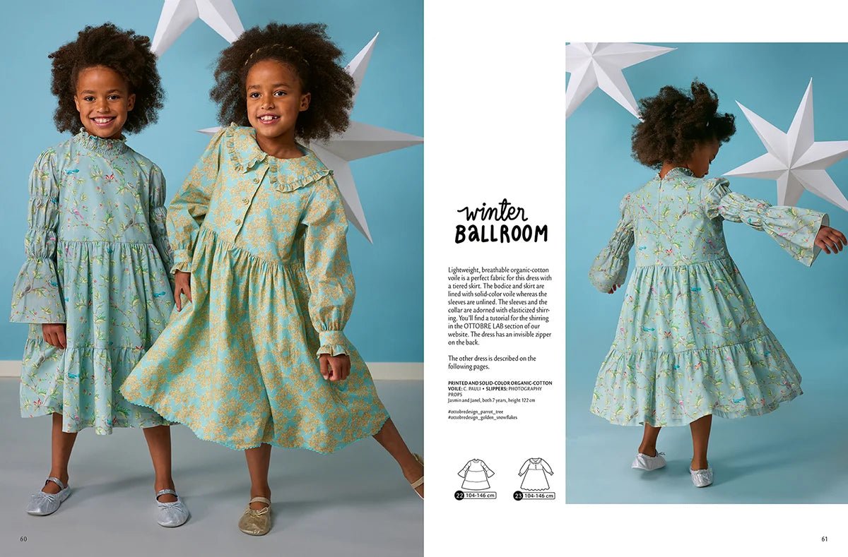 Kuva tuotteesta OTTOBRE design Kids 6/2022 – englanninkielinen lastenvaatteiden kaavalehti – saatavilla verkossa Charlotte’s Stoffe -kaupassa