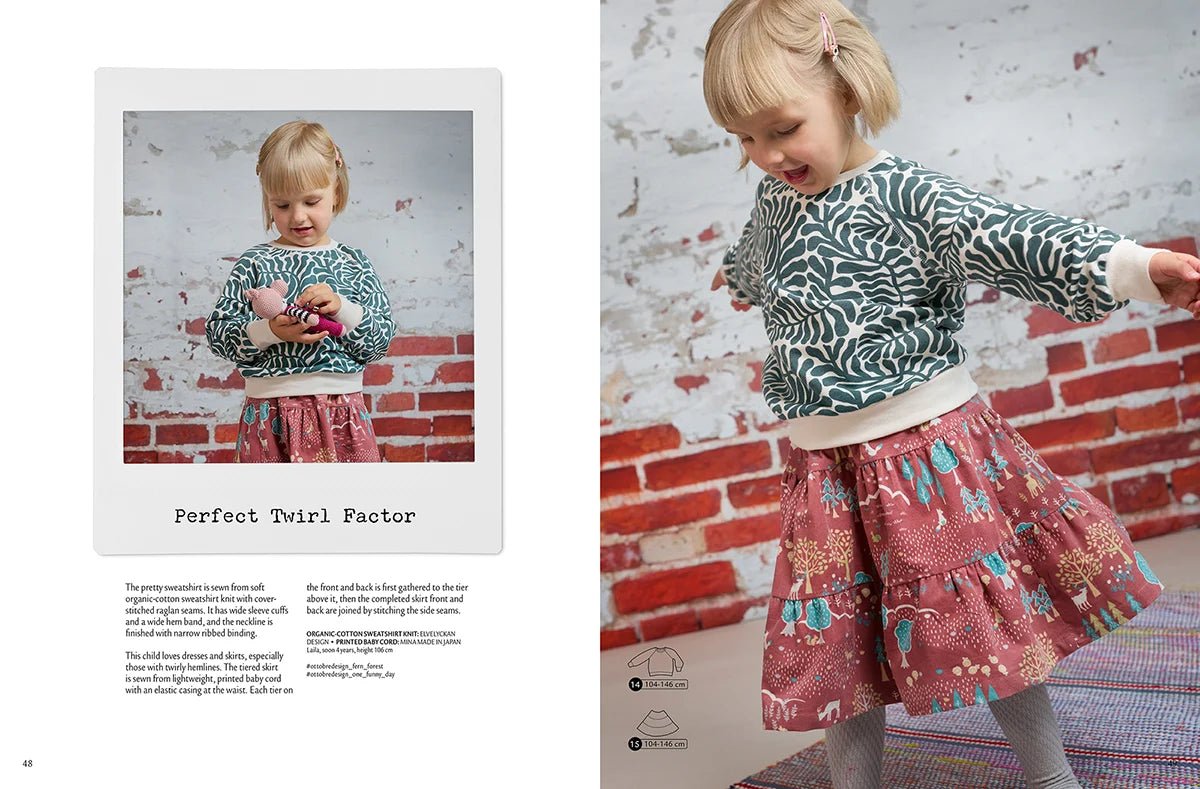 Kuva tuotteesta OTTOBRE design Kids 6/2022 – englanninkielinen lastenvaatteiden kaavalehti – saatavilla verkossa Charlotte’s Stoffe -kaupassa