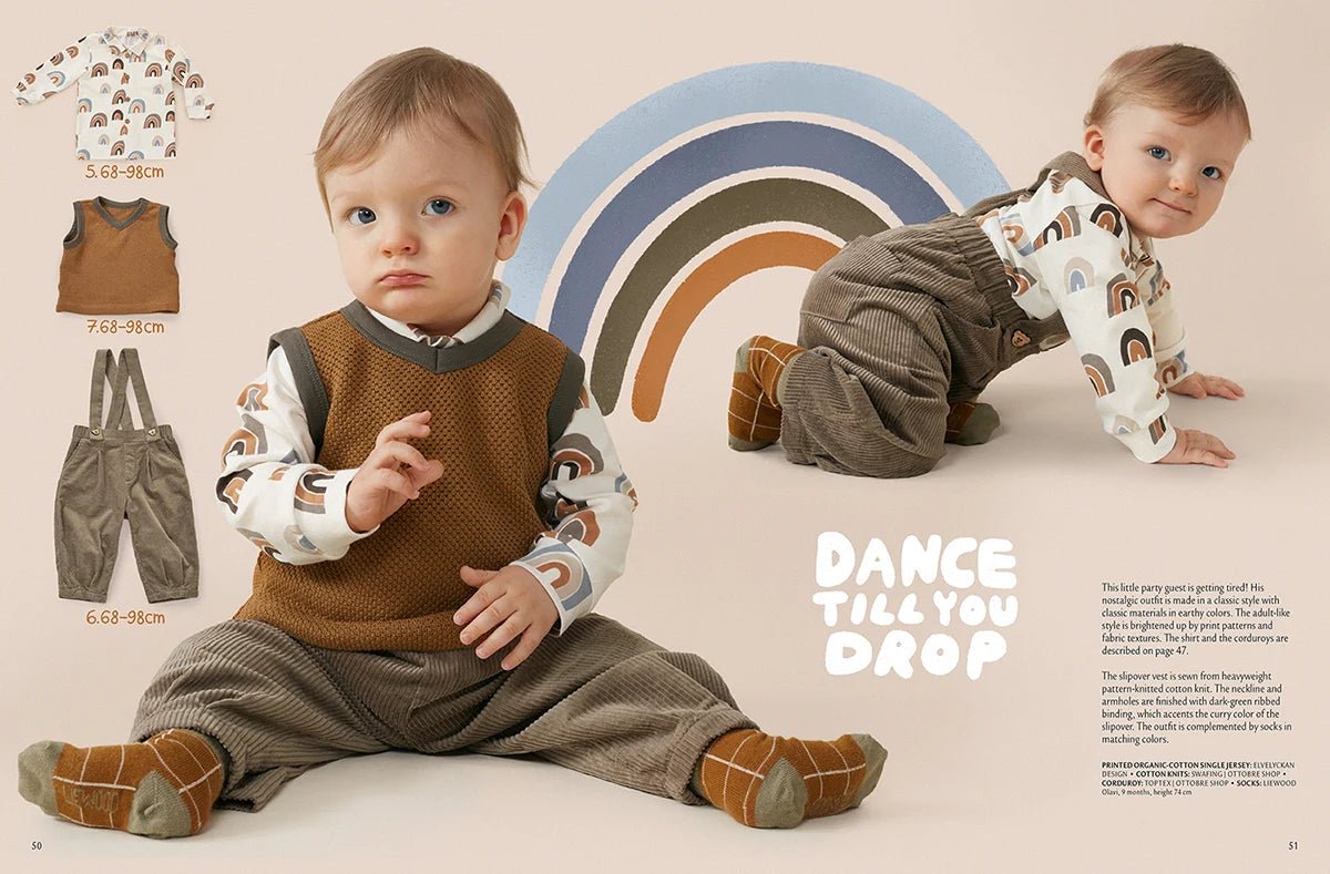 Kuva: OTTOBRE design Kids Winter – englanninkielinen lastenvaatteiden kaavalehti – saatavilla verkossa Charlottes-kangasverkkokaupasta