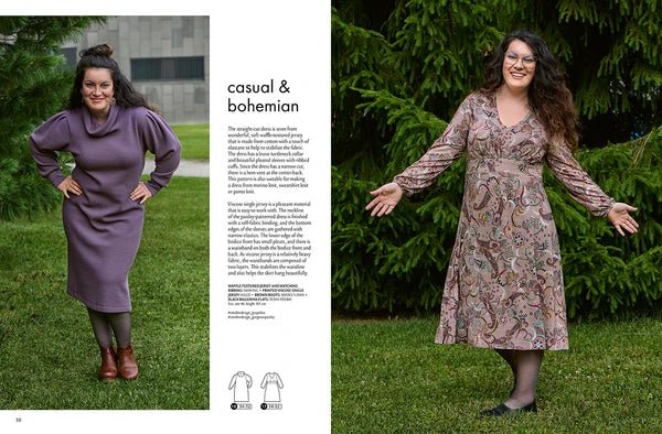 Kuva tuotteesta OTTOBRE design Woman 5/2022 – englanninkielinen naistenvaatteiden kaavalehti – saatavilla verkkokaupasta Šarlotes audumi