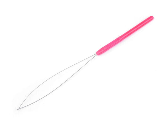 Threading aid for thread, yarn, and beads