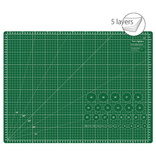 cutting mat 60X45 cm-green