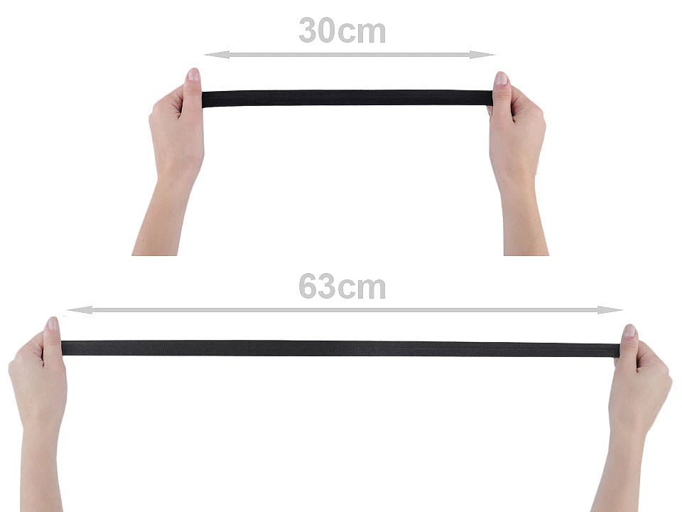alt
Élastique plié – 2 cm noir brillant