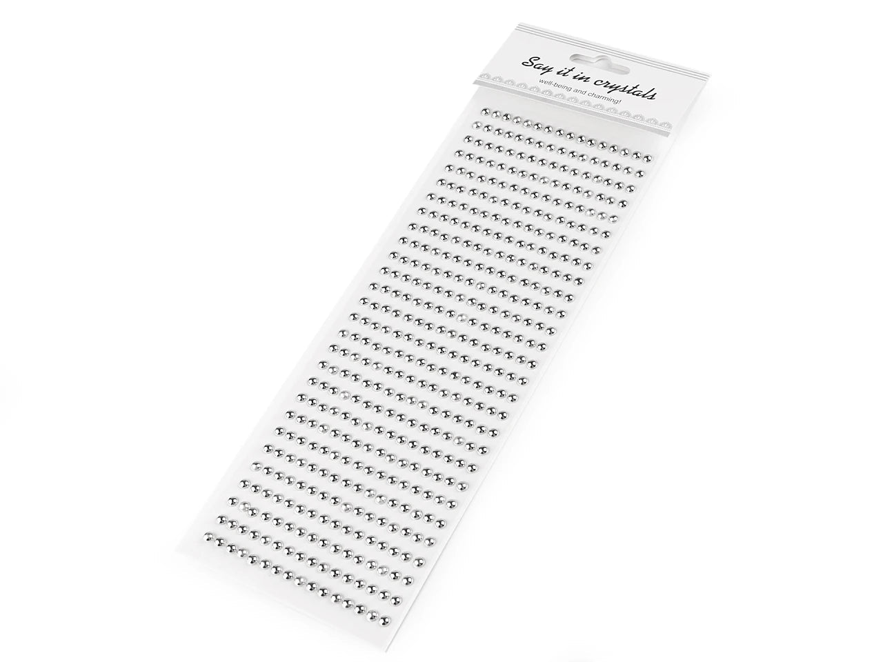 Self-adhesive decorative pearls Ø 5 mm – available online at Charlotte's Fabrics