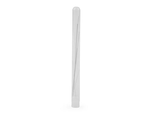 Image of a beading needle set with a large eye (6 pcs) – available at Šarlotes audumi