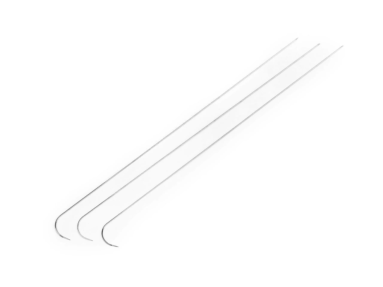 Aiguille courbe pour perles 19 cm | Ø0.6 mm | 3 pièces