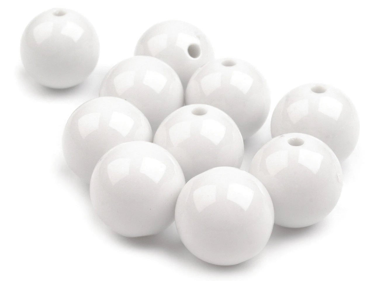 Beads, Ø20 mm, 10 pcs|various color options