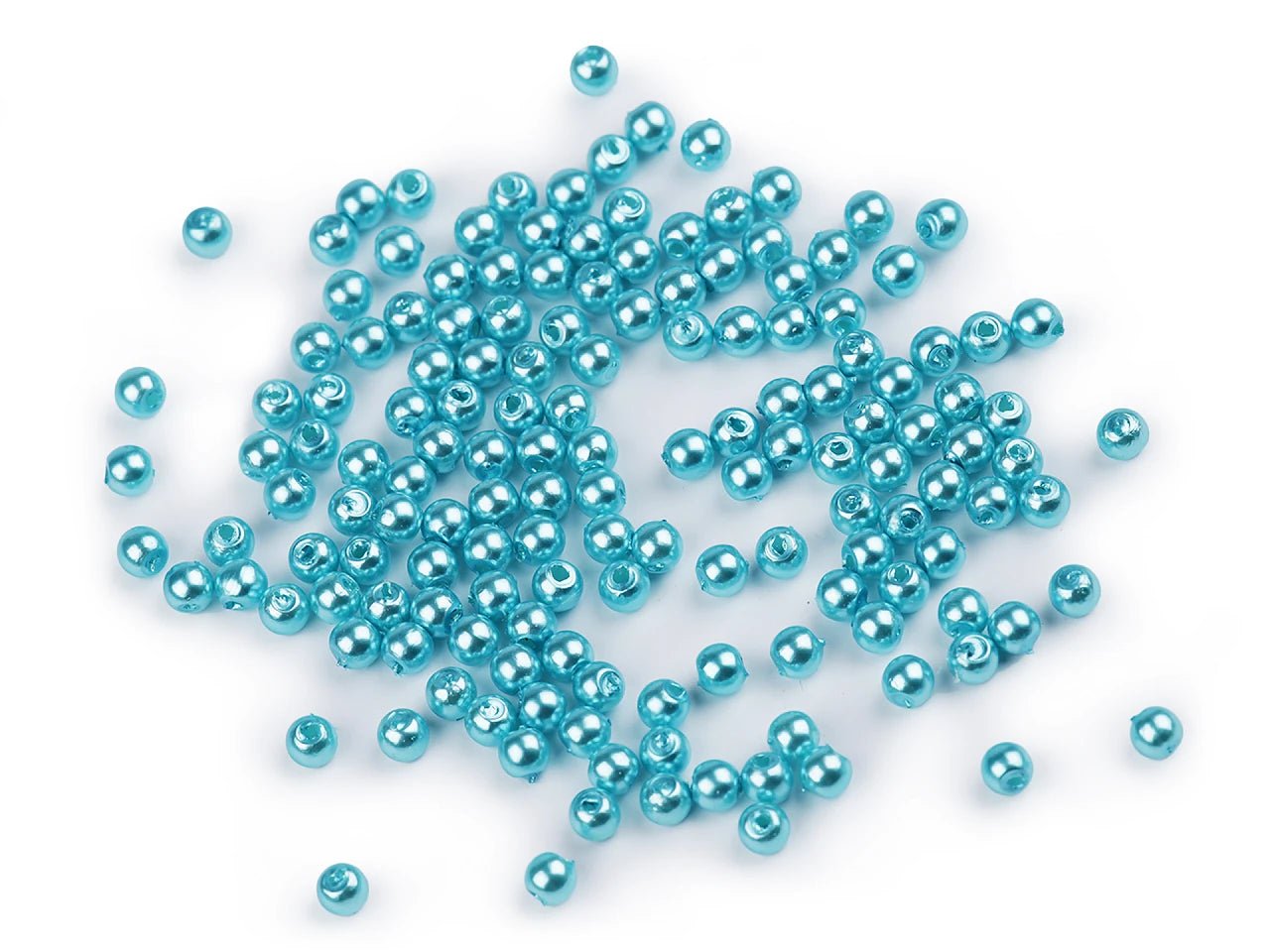 Beads, Ø4 mm, 10 g - assorted color variants