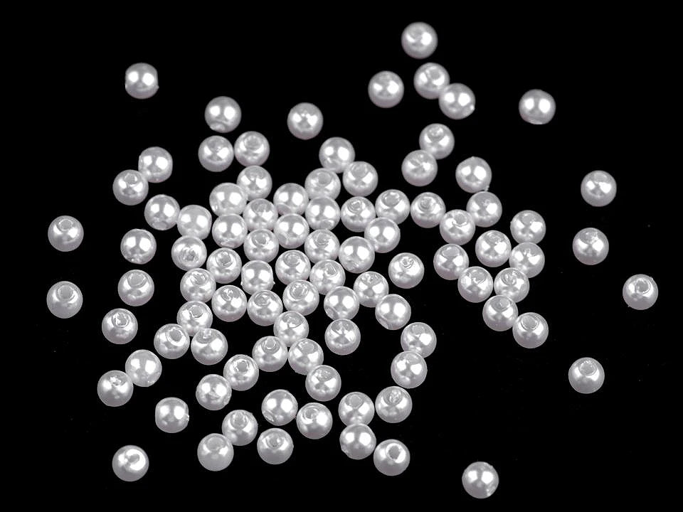Pony beads, Ø4 mm, 10 g - assorted color options