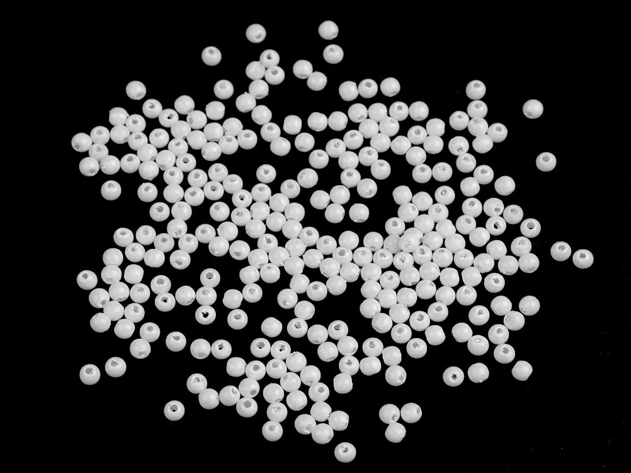 Beads, Ø4 mm, 10 g - assorted color variants