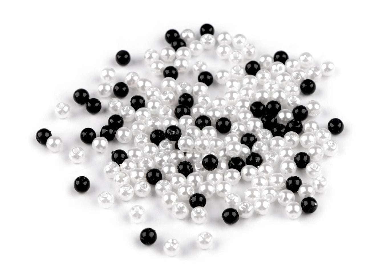 Beads, Ø4 mm, 10 g - assorted color options