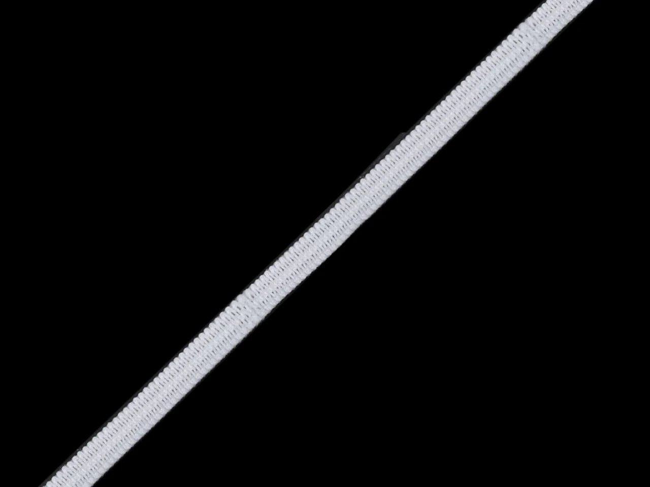 Flat rubber - 3 mm white