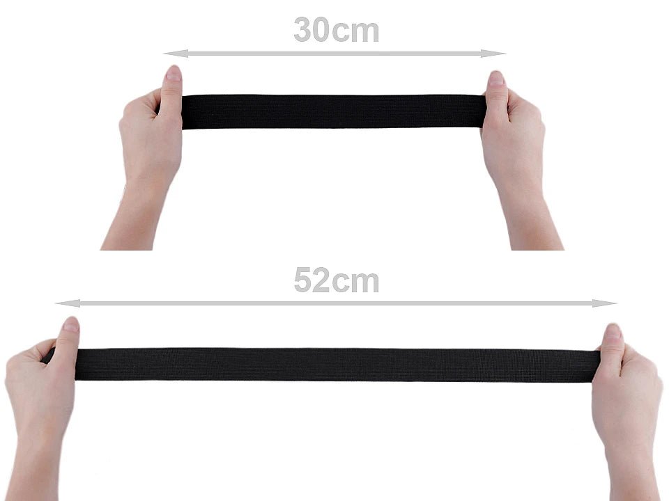 Élastique plat blanc - 3,5 cm
