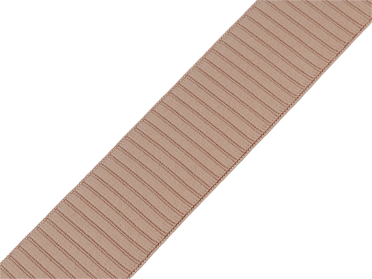 Kuva litteällä 3,8 cm kuminauhalla varustetuista bokserishortseista, beige – saatavilla verkossa Šarlotes audumi